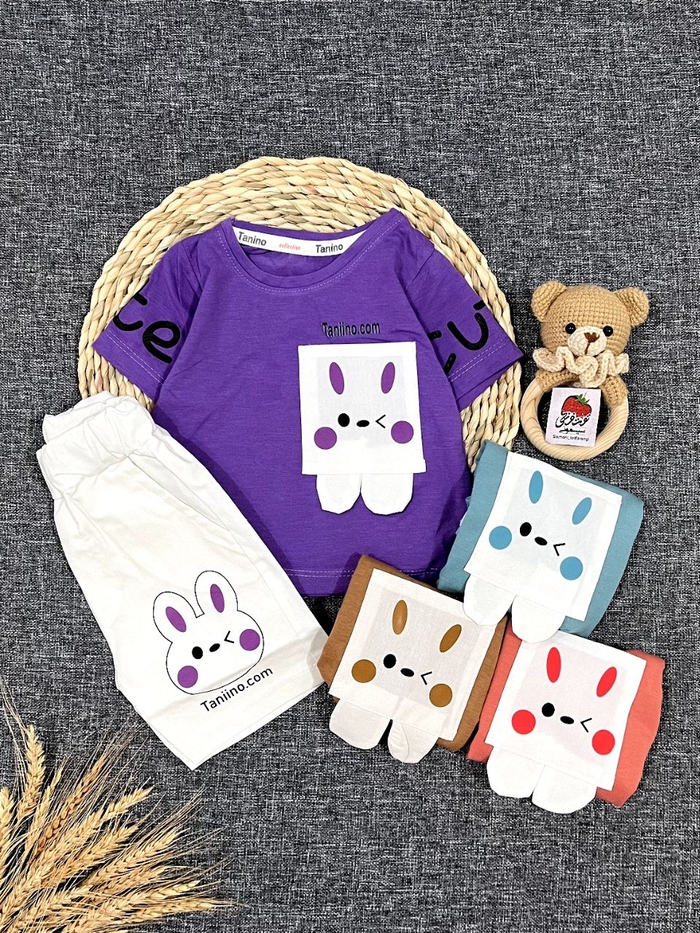 تیشرت شلوارک خرگوش کد ۹۵۴
