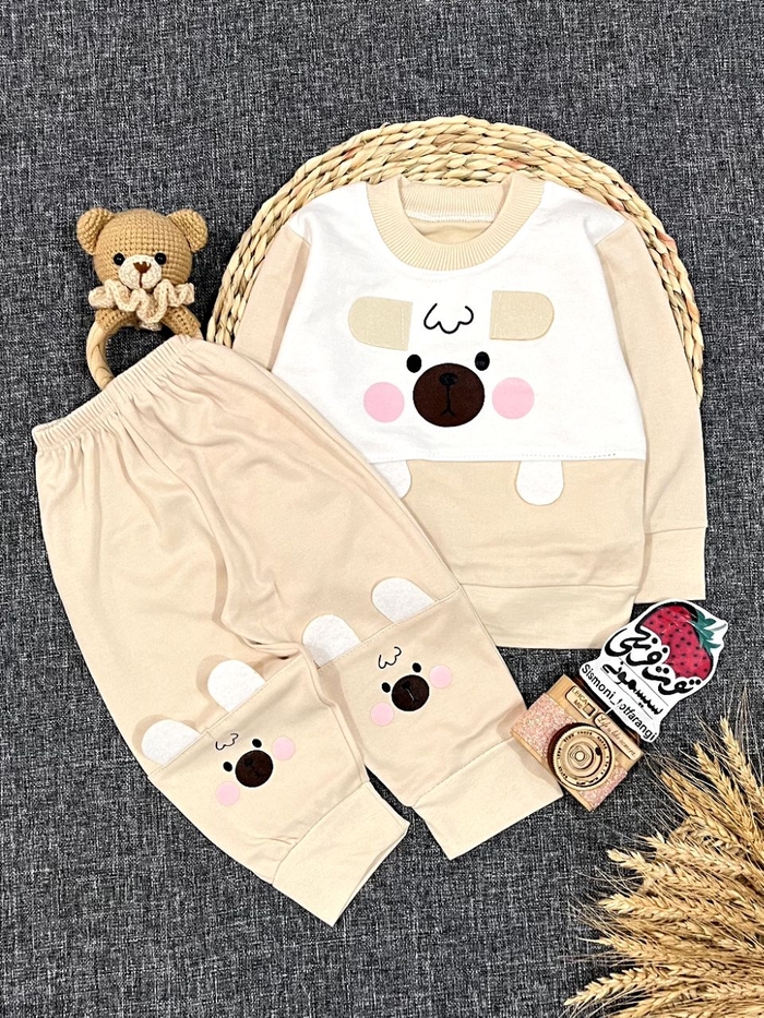 بلوز شلوار خرسی کد ۱۰۶۰