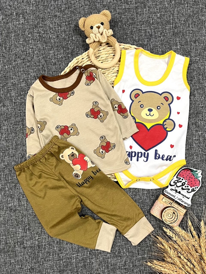 سه تیکه خرس قلبی کد ۱۰۶۹