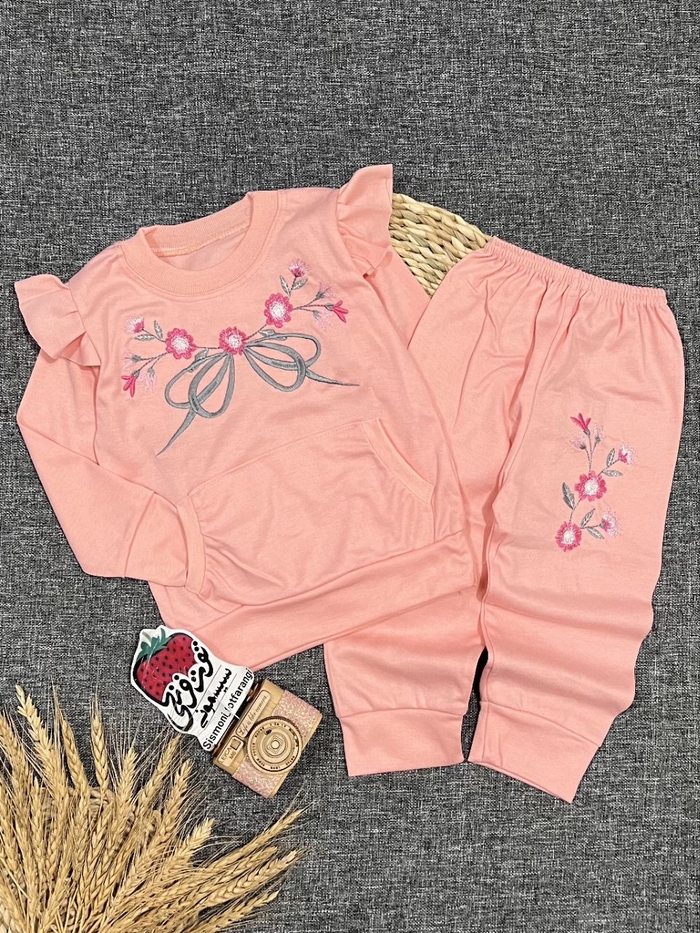 بلوز شلوار گلدوزی کد ۱۰۸۸