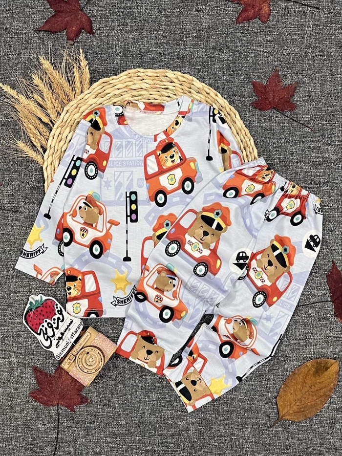 بلوز شلوار خرس پلیس کد ۱۰۹۴