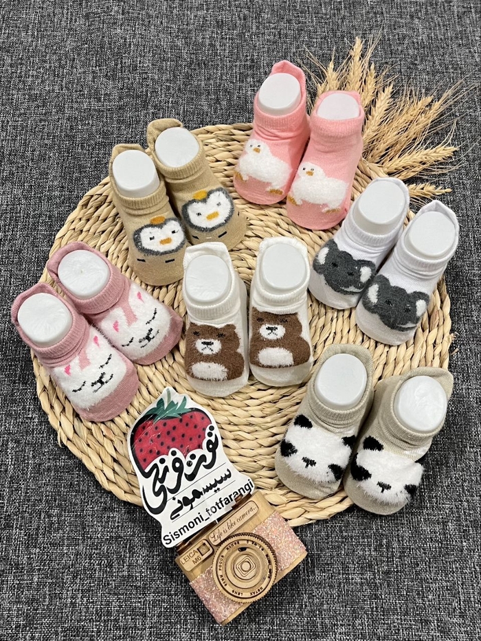 جوراب طرح حیوانات کد ۱۱۴۶