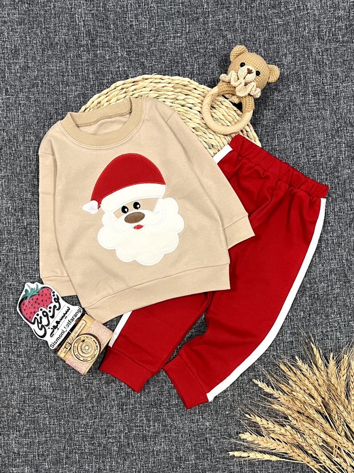 بلوز شلوار بابانوئل کد ۱۰۴۳