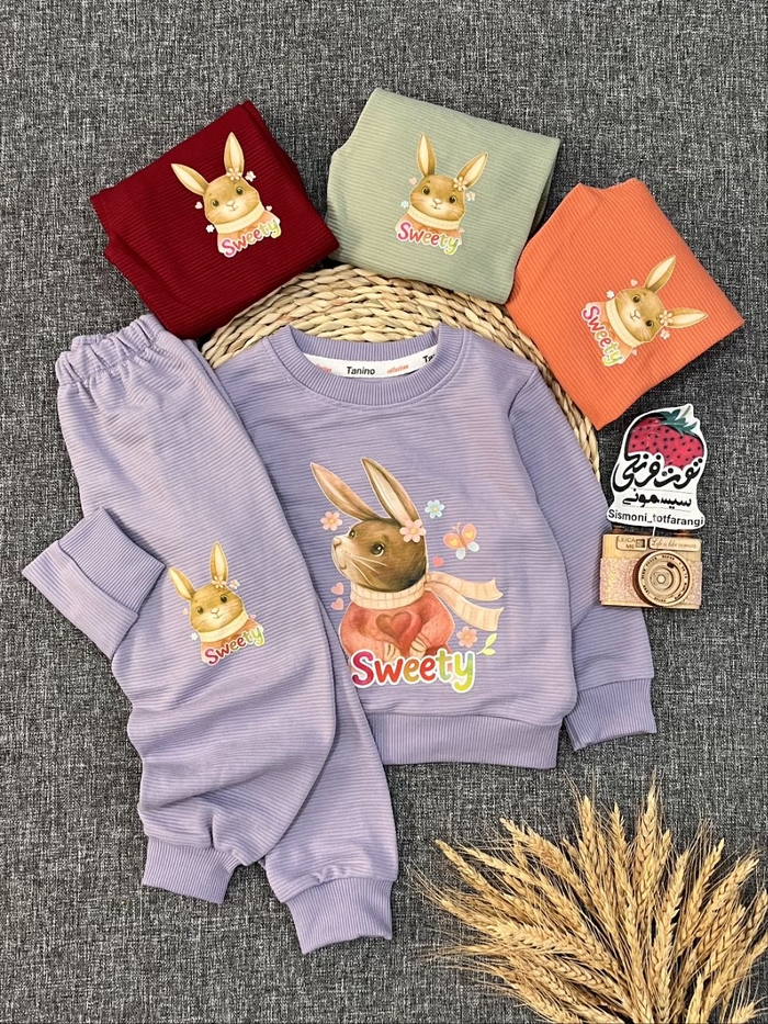 بلوز شلوار خرگوش کد ۱۱۵۸