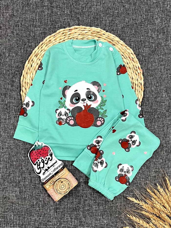 بلوز شلوار یلدا خرس و انار کد ۱۰۴۲