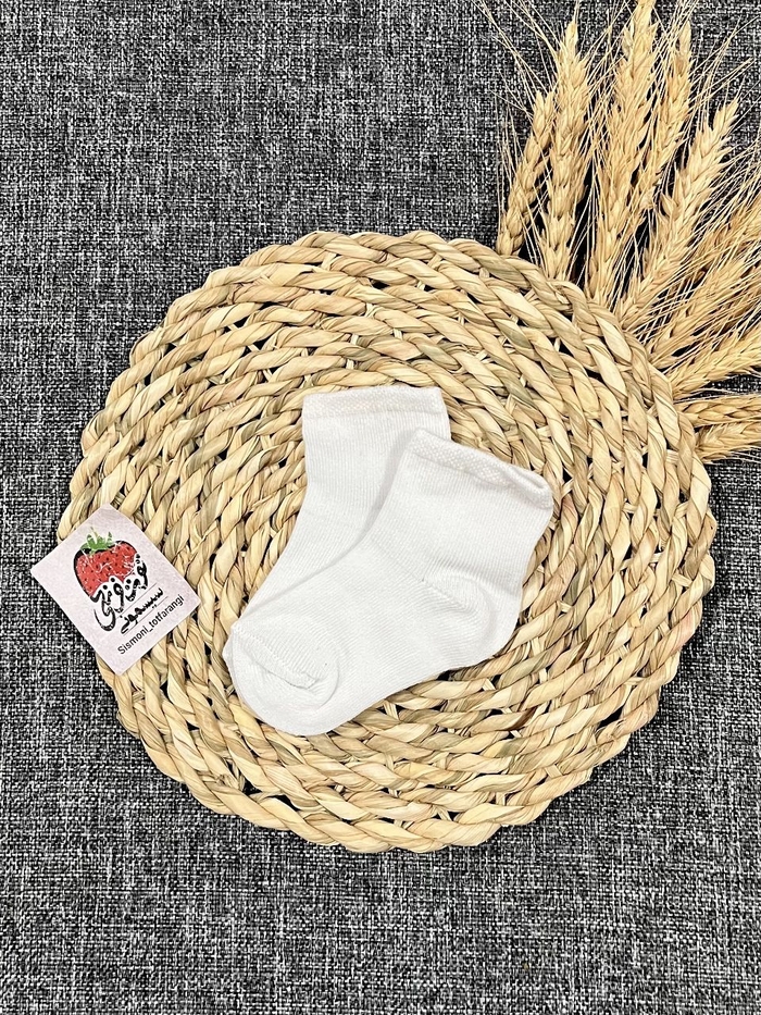 جوراب سفید کد ۱۱۴۶