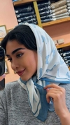 مینی اسکارف چاپی طرح پروانه 