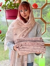 شال نخی برشکا وارداتی موکا 