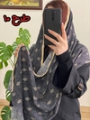 شال نخی کشمیر طوسی ابلغ