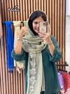 شال حریر وارداتی گل بزرگ