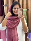 شال حریر مجلسی وارداتی گل
