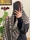 شال نخی کشمیر طوسی ابلغ