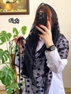 شال توری دور گان دوزی