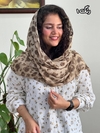 شال نخی پلیسه گارزا گل