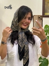 روسری نخ گارزا دور دوخت