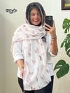 شال برشکا وارداتی صورتی 