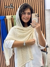 شال حریر مجلسی وارداتی گل