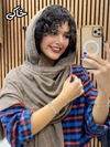 شال برشکا مخمل خامه دوزی