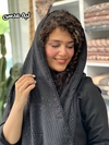 شال پلیسه شاین لبه عدسی و دانتل