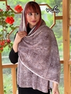 شال نخی برشکا وارداتی طرح طلاکوب