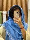 شال نخی سنگشور دور عدسی لبه ریش ماهی
