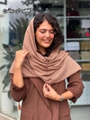 شال نخی آویز دار موج