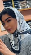 مینی اسکارف چاپی طرح پروانه 