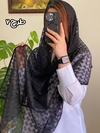 شال توری دور گان دوزی 
