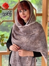 شال نخی برشکا وارداتی طرح طلاکوب
