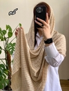 شال نخی لبه مزونی 