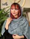 شال نخی وارداتی دور دندون موشی گل