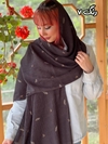 شال نخی کریشه پر 