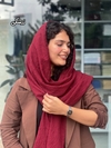 شال نخی آویز دار موج
