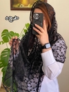 شال توری دور گان دوزی 