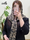 روسری نخی دور دست دوز 