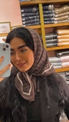 مینی اسکارف چاپی قهوه‌ای 