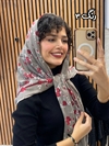 روسری نخی دور دست دوز 