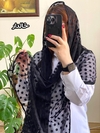 شال توری دور گان دوزی