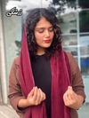 شال نخی برشکا دور زری