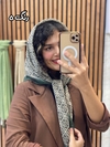روسری نخی دور دوخت