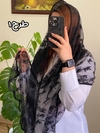 شال توری دور گان دوزی 