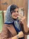 روسری نخی دور دوخت