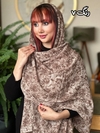 شال نخی وارداتی دور دندون موشی گل