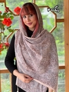 شال نخی برشکا وارداتی طرح طلاکوب