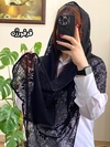 شال توری دور گان دوزی