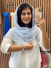 شال حریر وارداتی اشک دور گان 
