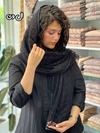 شال توری دور گان دوزی 