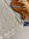 شال برشکا واردتی آبی لی