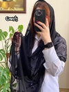 شال توری دور گان دوزی