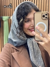 روسری نخی دور دوخت